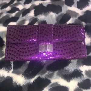 Cute sparkly purple wallet